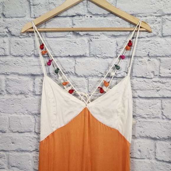 Anthropologie Rainbow v-neck maxi dress - Picture 6 of 9